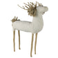 Nord Stag, White Quilt - Large Set Of 4 By HomArt | Animals & Pets | Modishstore - 1