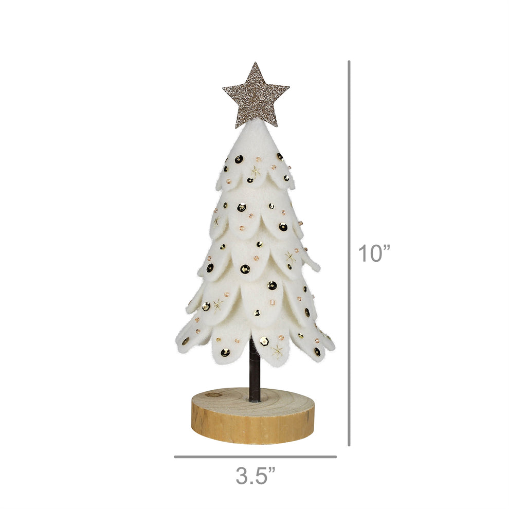 Dazzled Tree, Green Set Of 4 By HomArt | Tabletop Trees | Modishstore - 4