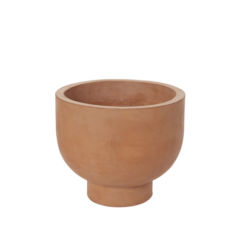 Newport Burnt Orange Compote 12.25"x 10.5" By Accent Decor | Planters, Troughs & Cachepots | Modishstore - 2