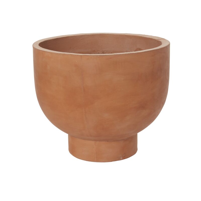Newport Burnt Orange Compote 12.25"x 10.5" By Accent Decor | Planters, Troughs & Cachepots | Modishstore - 4