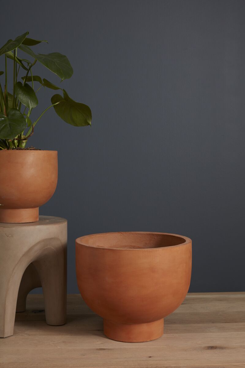 Newport Burnt Orange Compote 12.25"x 10.5" By Accent Decor | Planters, Troughs & Cachepots | Modishstore - 6