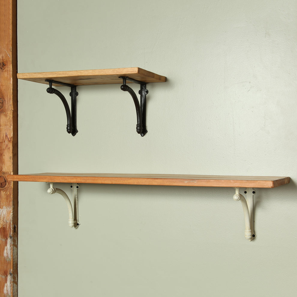 Williamsburg Shelf - 18 in - Antique Black Set Of 4 By HomArt | Wall Shelf | Modishstore - 3