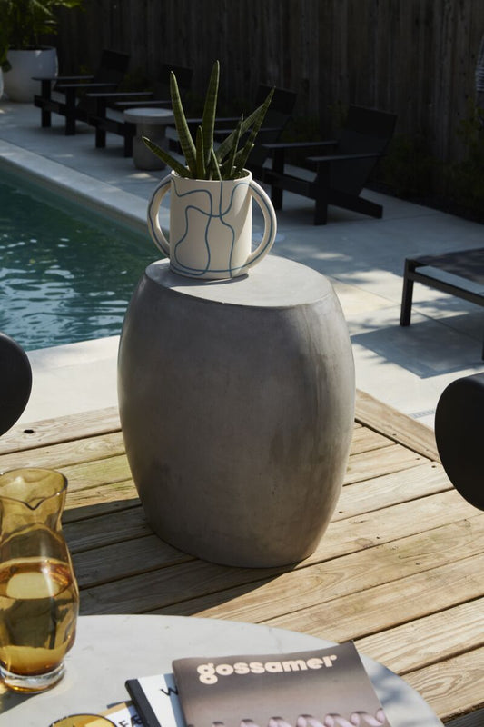 Genoa Stool 21"x 17"x 22.75" By Accent Decor | Stools | Modishstore - 1