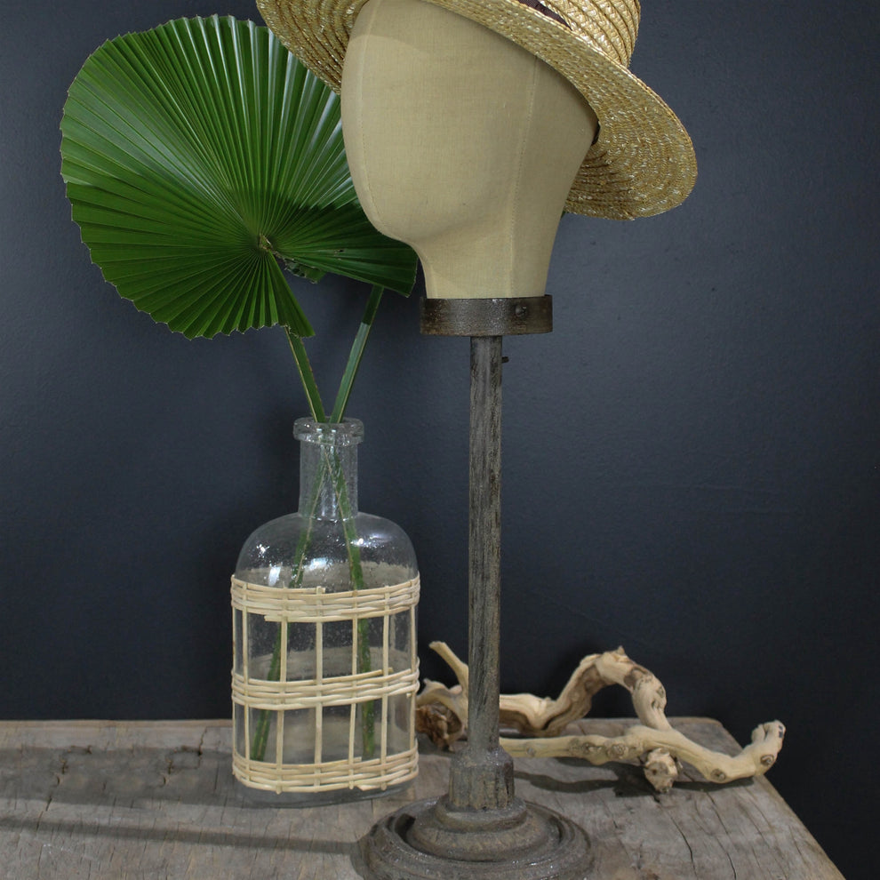 Cairo Bottle, Glass & Rattan - Small Set Of 4 By HomArt | Bottles & Jugs | Modishstore - 5