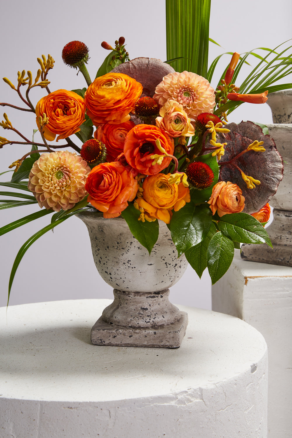 Sanctuary Urn Set of 4 By Accent Decor | Vases | Modishstore - 7