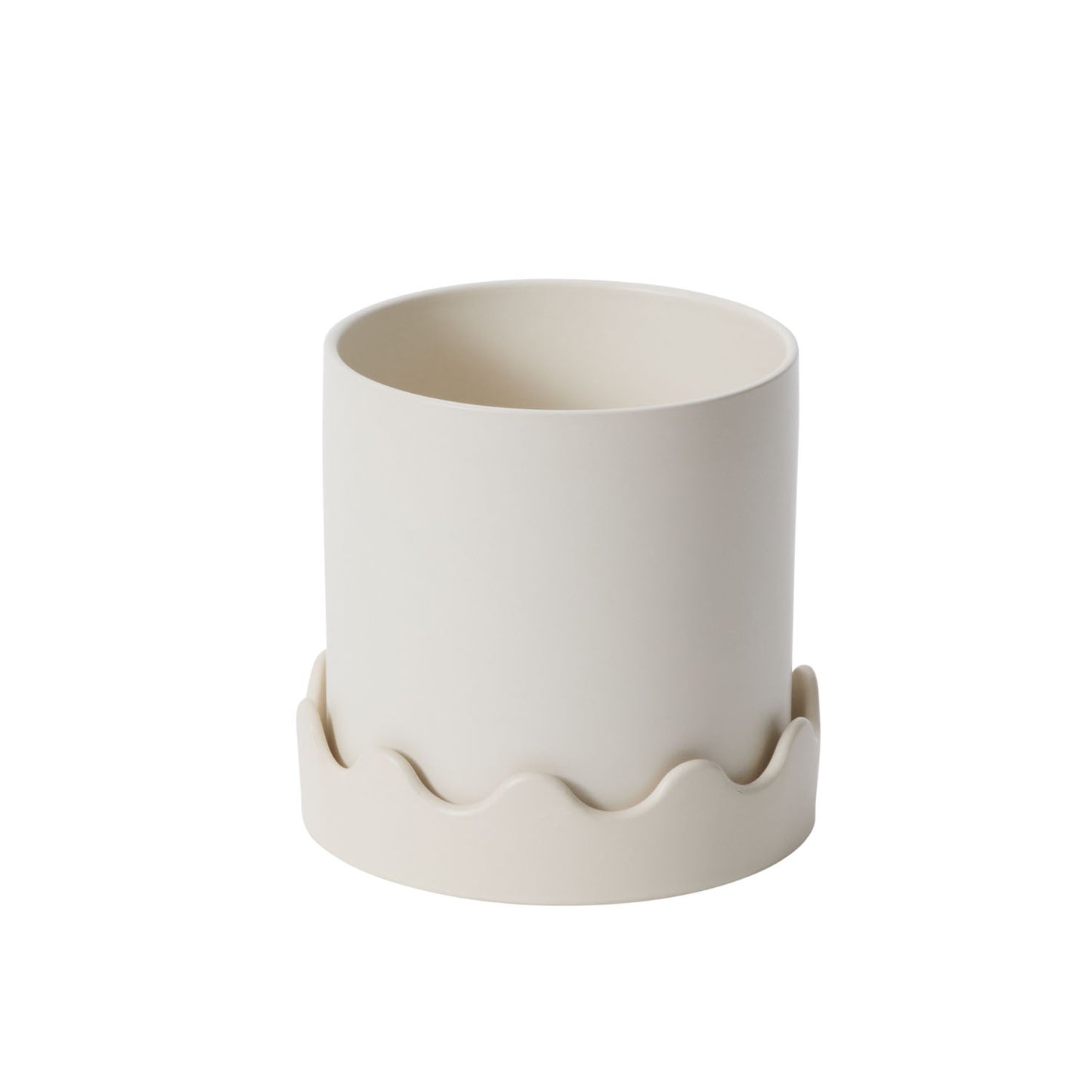 Pissaro Pot with Saucer Set of 4 By Accent Decor | Planters, Troughs & Cachepots | Modishstore - 7