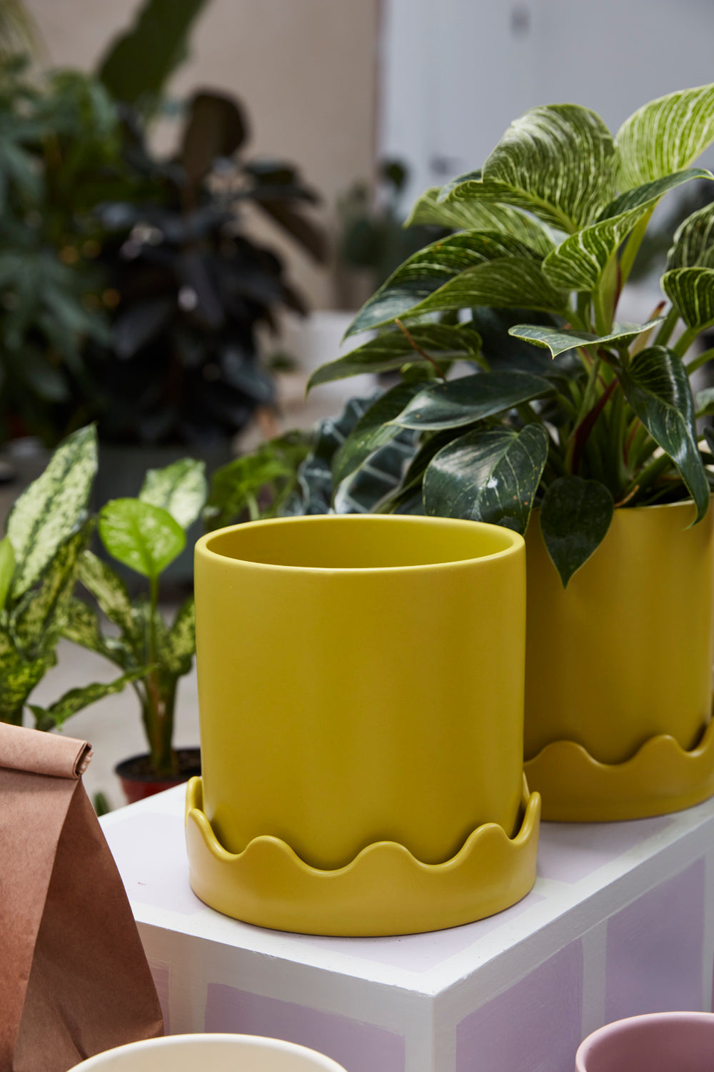 Pissaro Pot with Saucer Set of 4 By Accent Decor | Planters, Troughs & Cachepots | Modishstore - 12