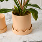 Pissaro Pot with Saucer Set of 4 By Accent Decor | Planters, Troughs & Cachepots | Modishstore - 17