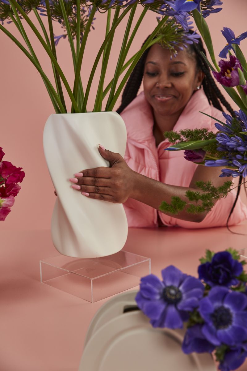 Florian Vase Set Of 4 By Accent Decor | Vases | Modishstore - 3