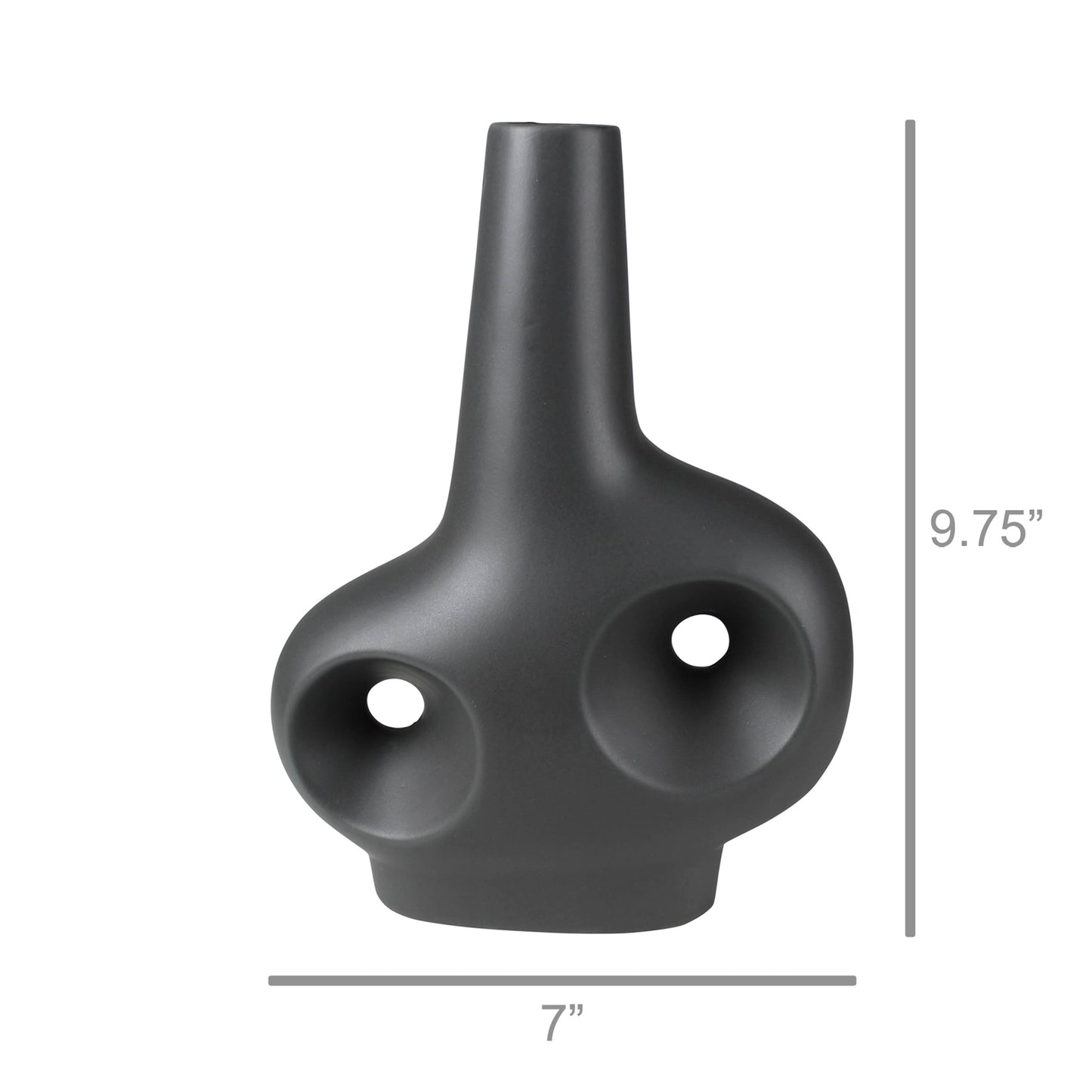 Oda Vase with Holes, Ceramic Set Of 4 By HomArt | Vases | Modishstore - 3