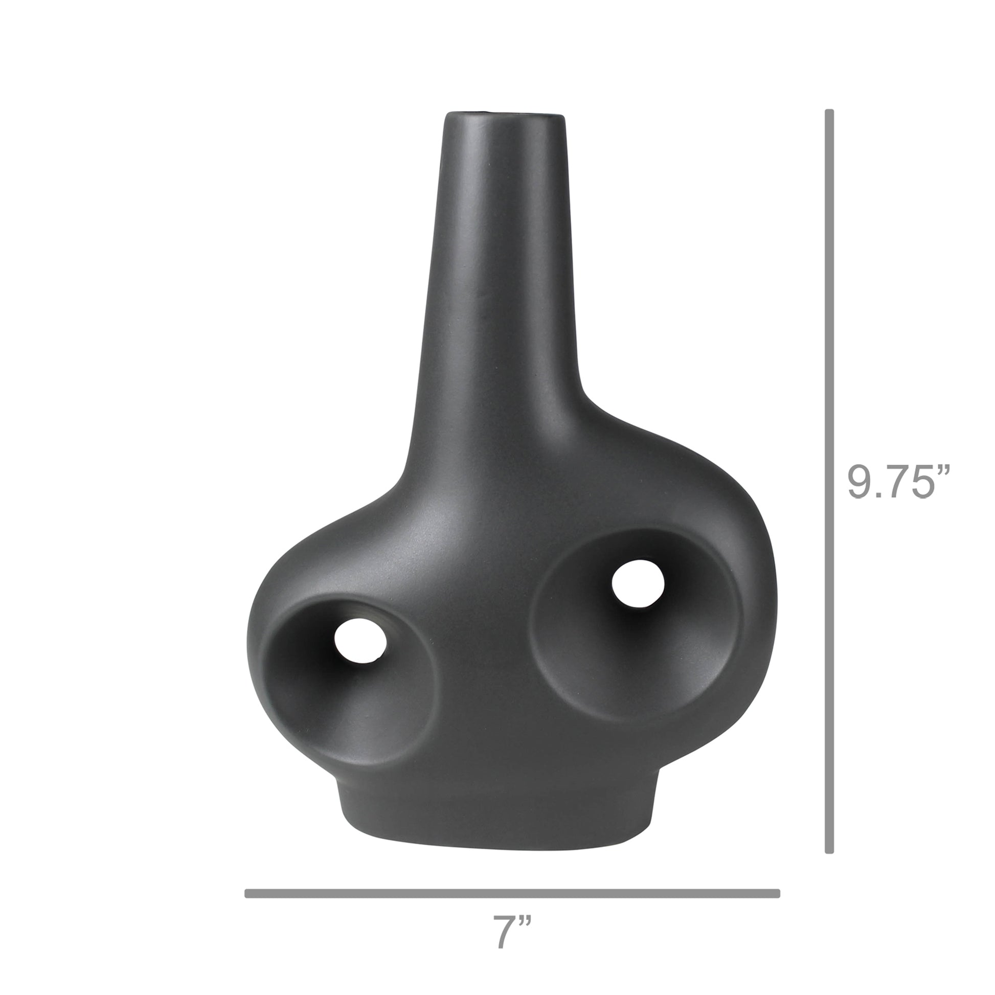 Oda Vase with Holes, Ceramic Set Of 4 By HomArt | Vases | Modishstore - 3