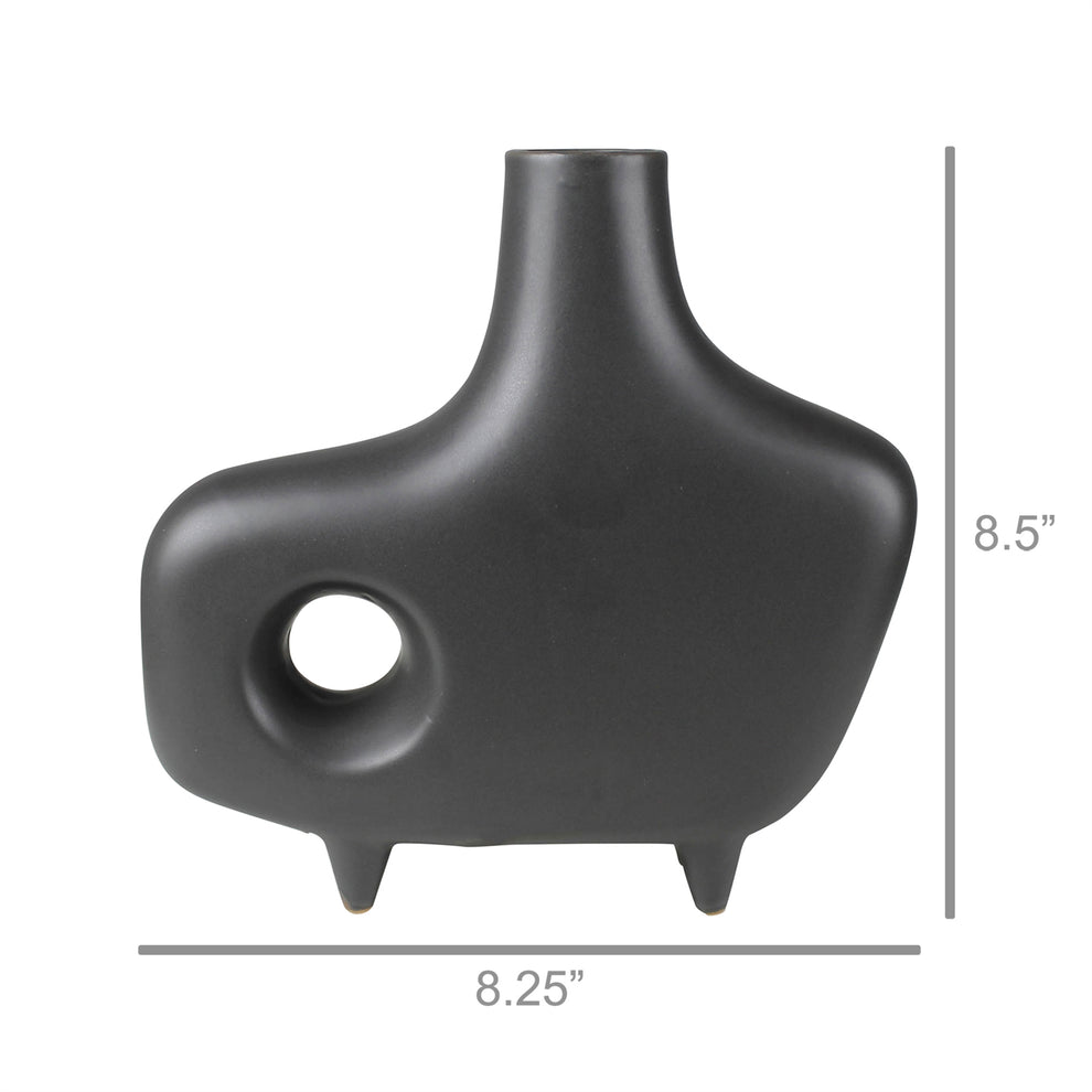 Oda Footed Vase with Holes, Ceramic Set Of 4 By HomArt | Vases | Modishstore - 3