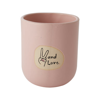 Peace and Love Pot Set of 8 By Accent Decor | Planters, Troughs & Cachepots | Modishstore - 9
