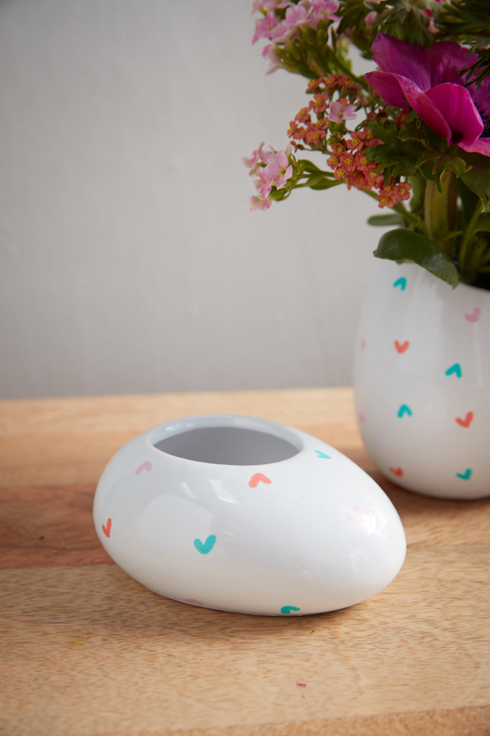 Tiny Heart Vase Set of 8 By Accent Decor | Vases | Modishstore - 5
