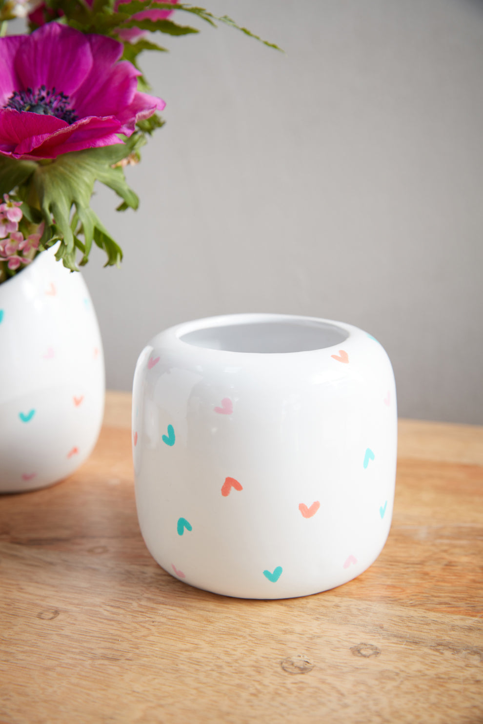 Tiny Heart Vase Set of 8 By Accent Decor | Vases | Modishstore - 7
