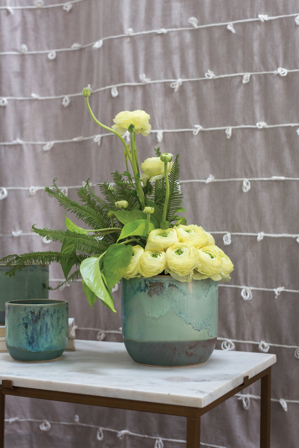 Caribe Pot Set of 8 By Accent Decor | Planters, Troughs & Cachepots | Modishstore - 10