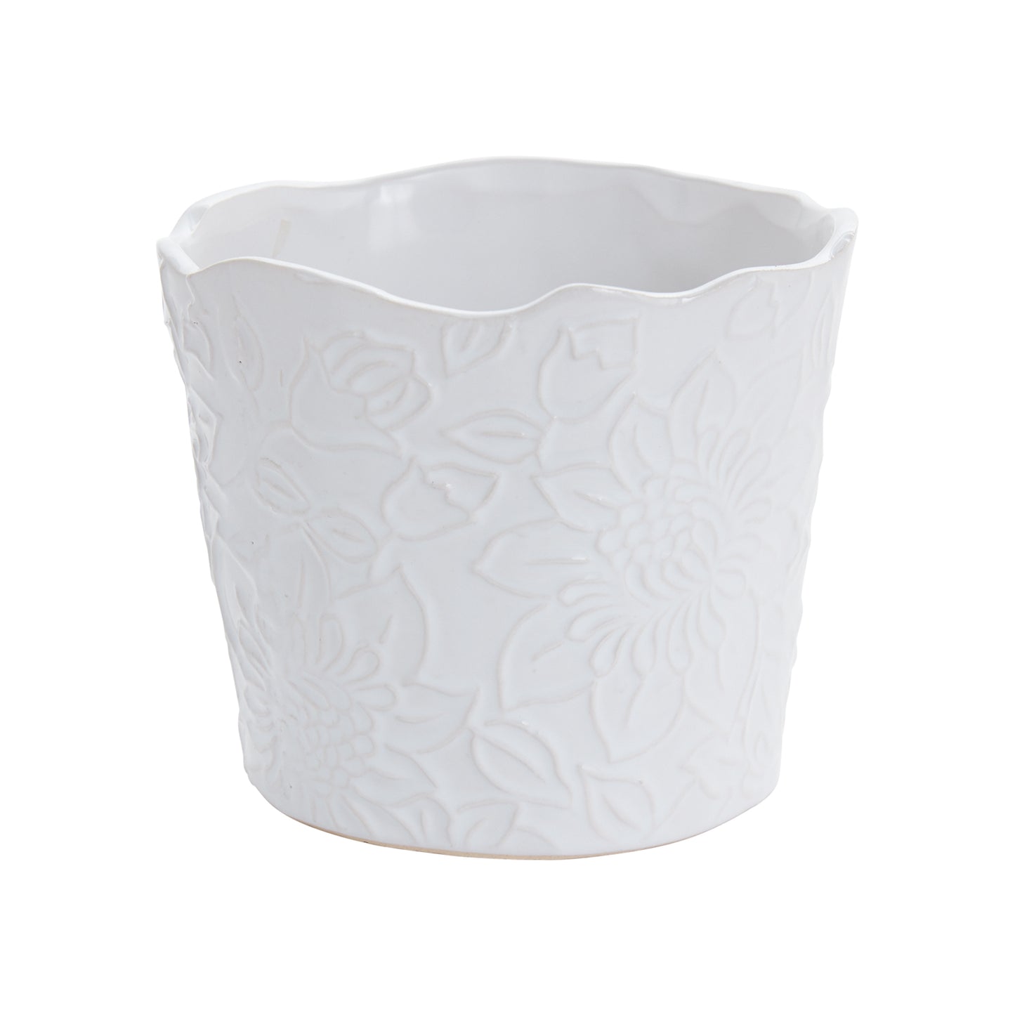 Priscella Pot Set of 8 By Accent Decor | Planters, Troughs & Cachepots | Modishstore - 2