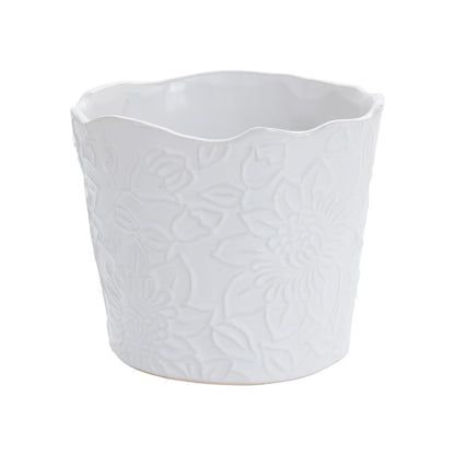 Priscella Pot Set of 8 By Accent Decor | Planters, Troughs & Cachepots | Modishstore - 2