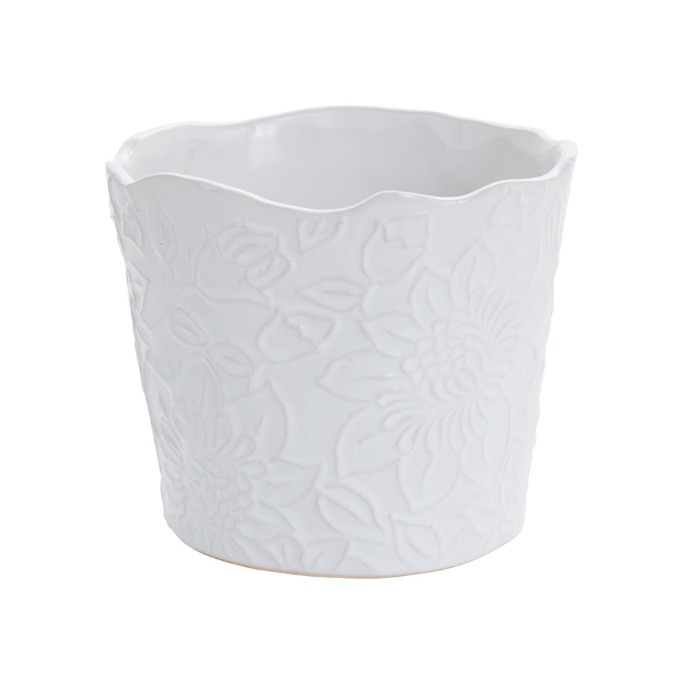 Priscella Pot Set of 8 By Accent Decor | Planters, Troughs & Cachepots | Modishstore - 2