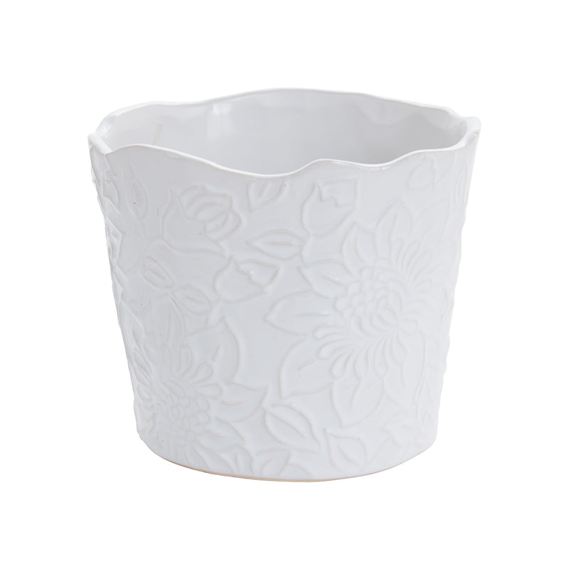 Priscella Pot Set of 8 By Accent Decor | Planters, Troughs & Cachepots | Modishstore - 2