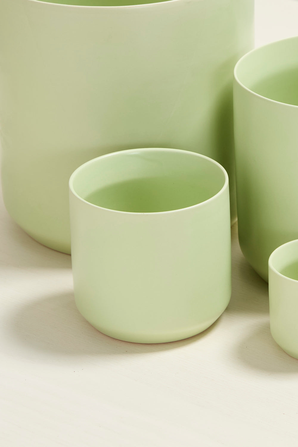 Light Green Kendall Pot Set of 8 By Accent Decor | Planters, Troughs & Cachepots | Modishstore - 6