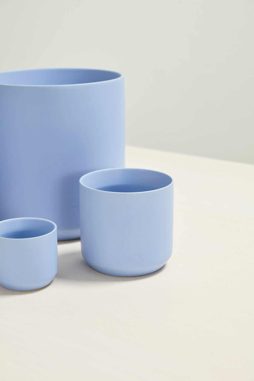 Light Blue Kendall Pot Set of 8 By Accent Decor | Planters, Troughs & Cachepots | Modishstore - 6