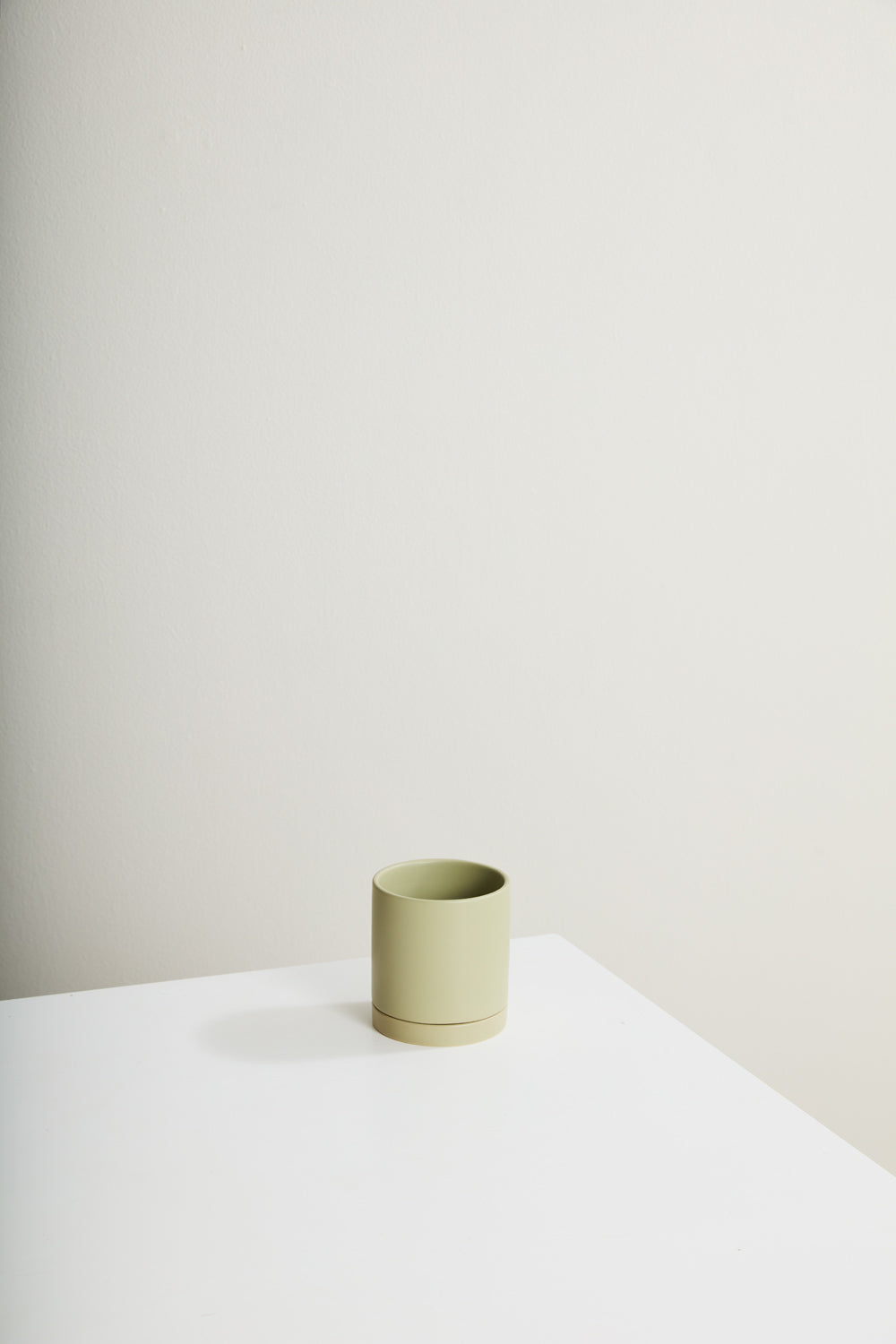 Romey Neutral Pot with Saucer By Accent Decor | Stands | Modishstore - 12