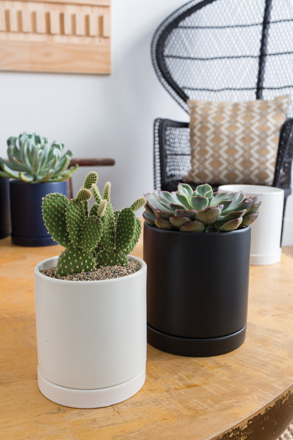 White Romey Pot By Accent Decor | Planters, Troughs & Cachepots | Modishstore - 9