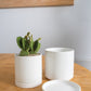 White Romey Pot By Accent Decor | Planters, Troughs & Cachepots | Modishstore - 15
