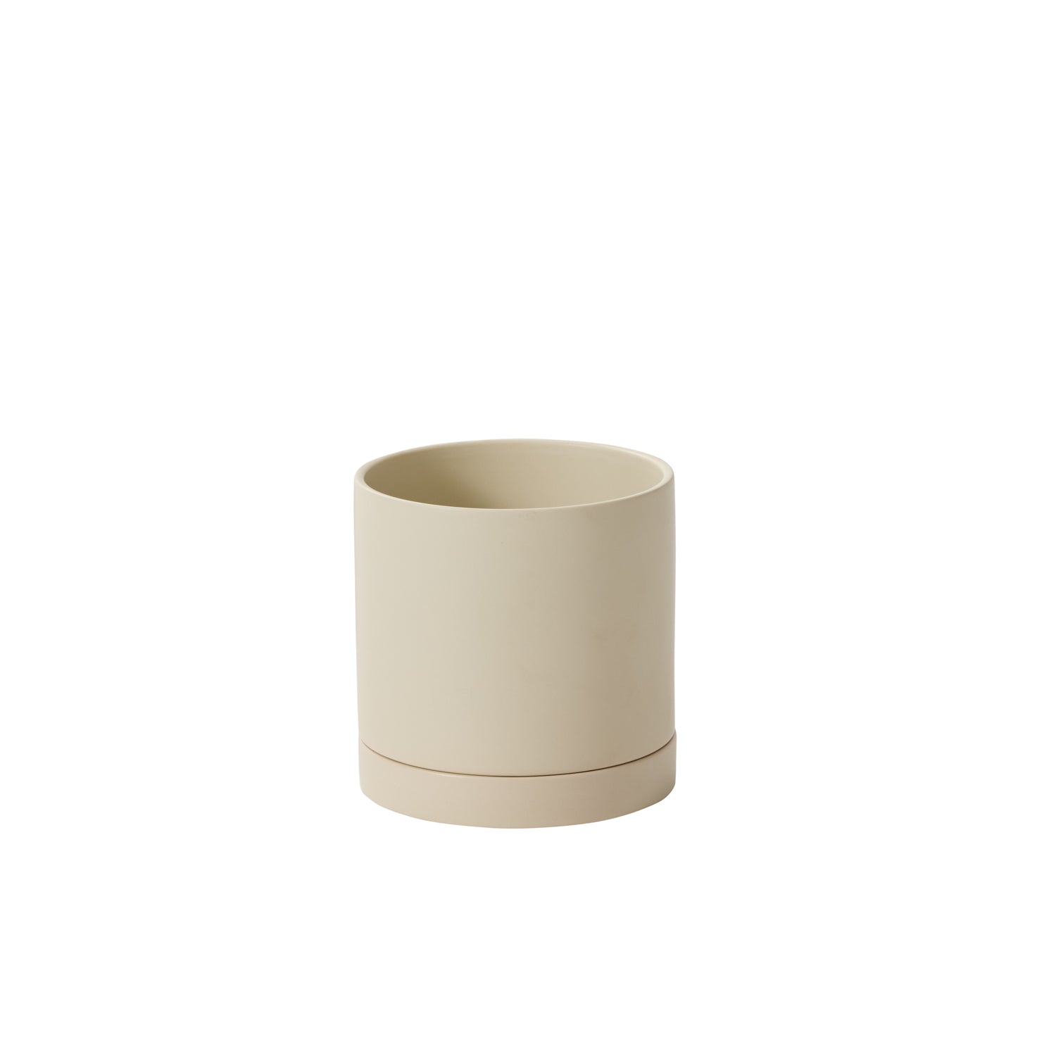 Romey Neutral Pot with Saucer By Accent Decor | Stands | Modishstore - 39
