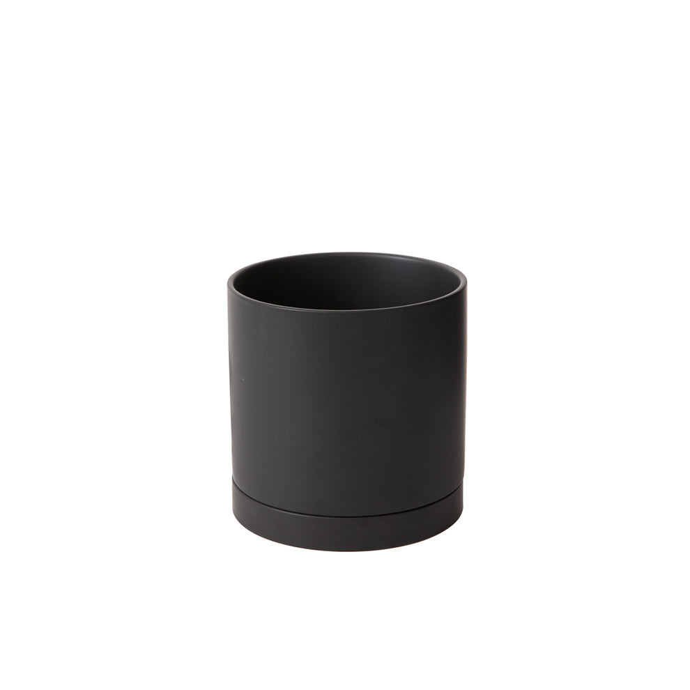 Black Romey Pot By Accent Decor | Planters, Troughs & Cachepots | Modishstore - 9