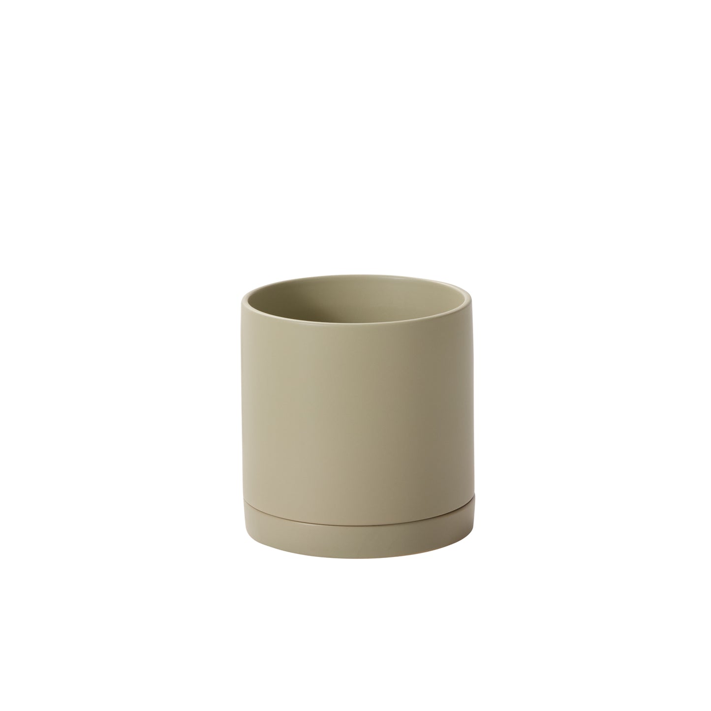Romey Neutral Pot with Saucer By Accent Decor | Stands | Modishstore - 17