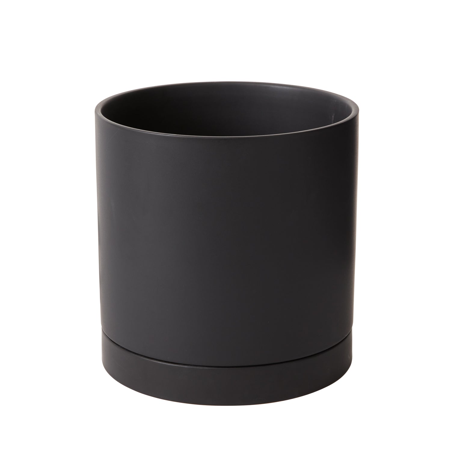 Black Romey Pot By Accent Decor | Planters, Troughs & Cachepots | Modishstore - 2