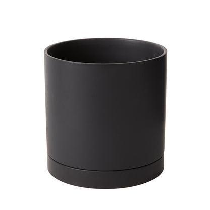 Black Romey Pot By Accent Decor | Planters, Troughs & Cachepots | Modishstore - 2