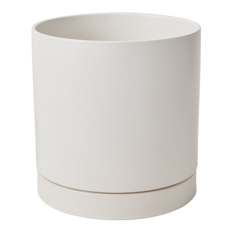 White Romey Pot By Accent Decor | Planters, Troughs & Cachepots | Modishstore - 5
