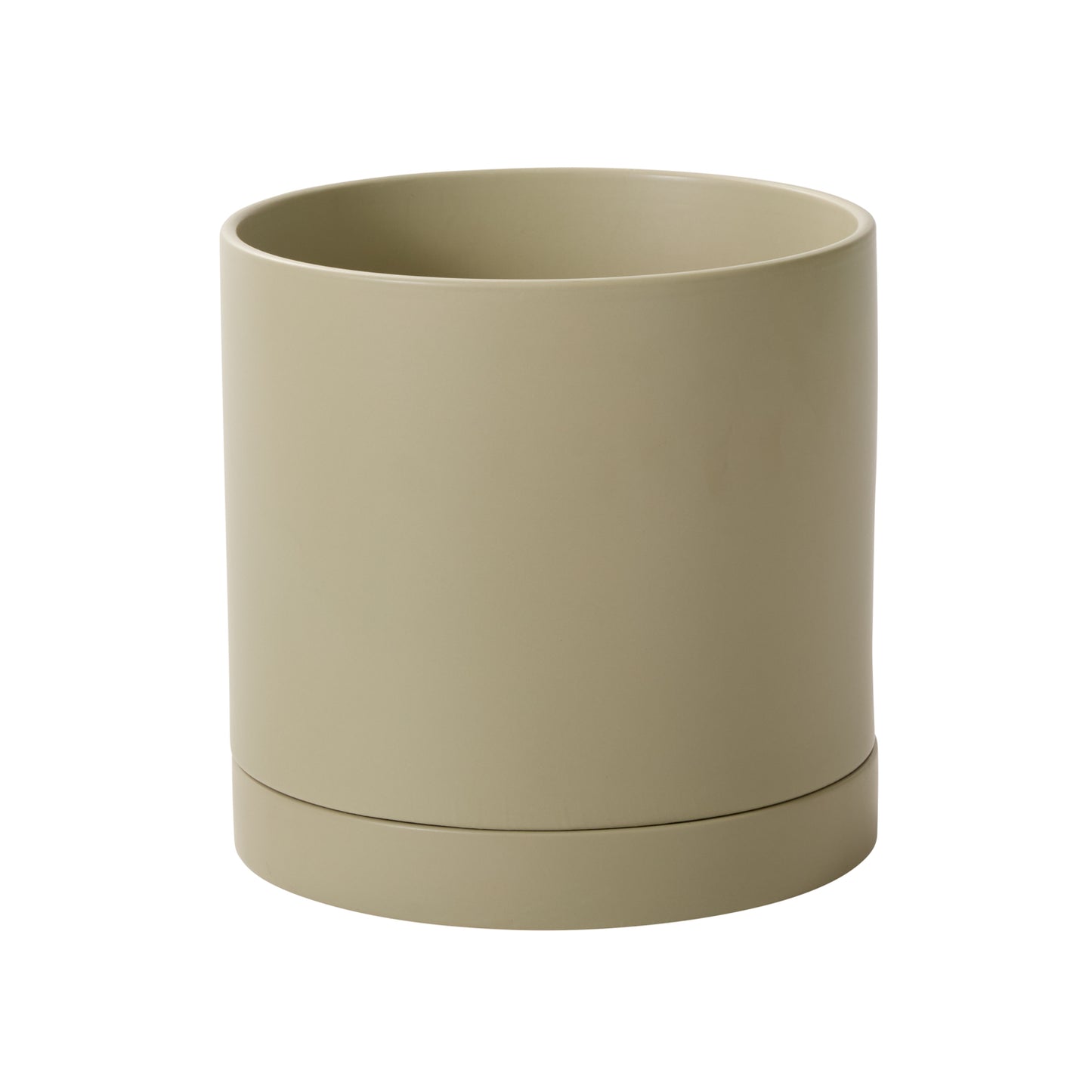 Romey Neutral Pot with Saucer By Accent Decor | Stands | Modishstore - 9