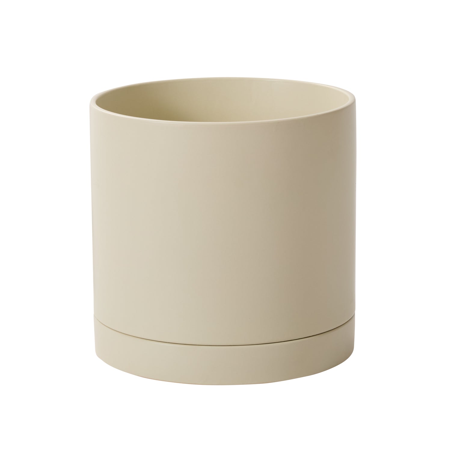 Romey Neutral Pot with Saucer By Accent Decor | Stands | Modishstore - 33
