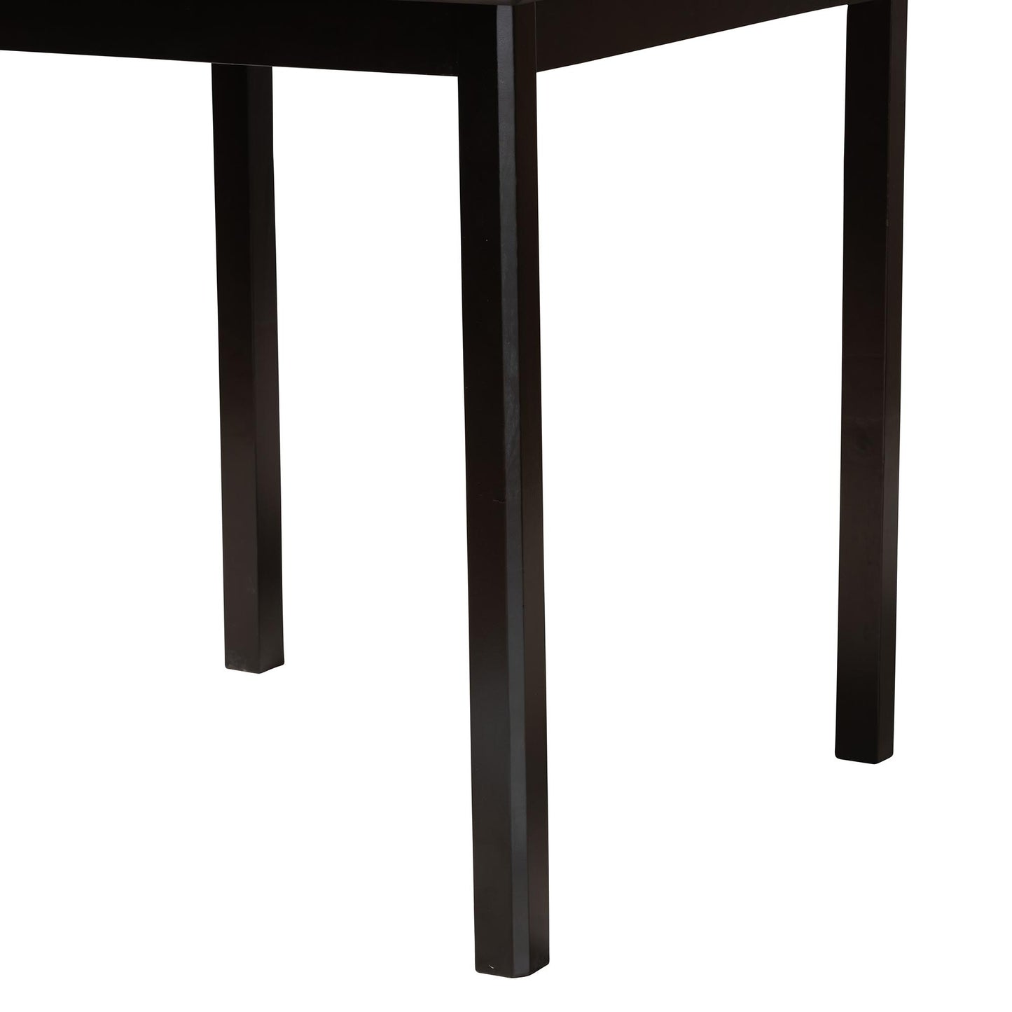 Baxton Studio Lenoir Modern Espresso Brown Finished Wood Counter Height Pub Table | Bar Tables | Modishstore - 5