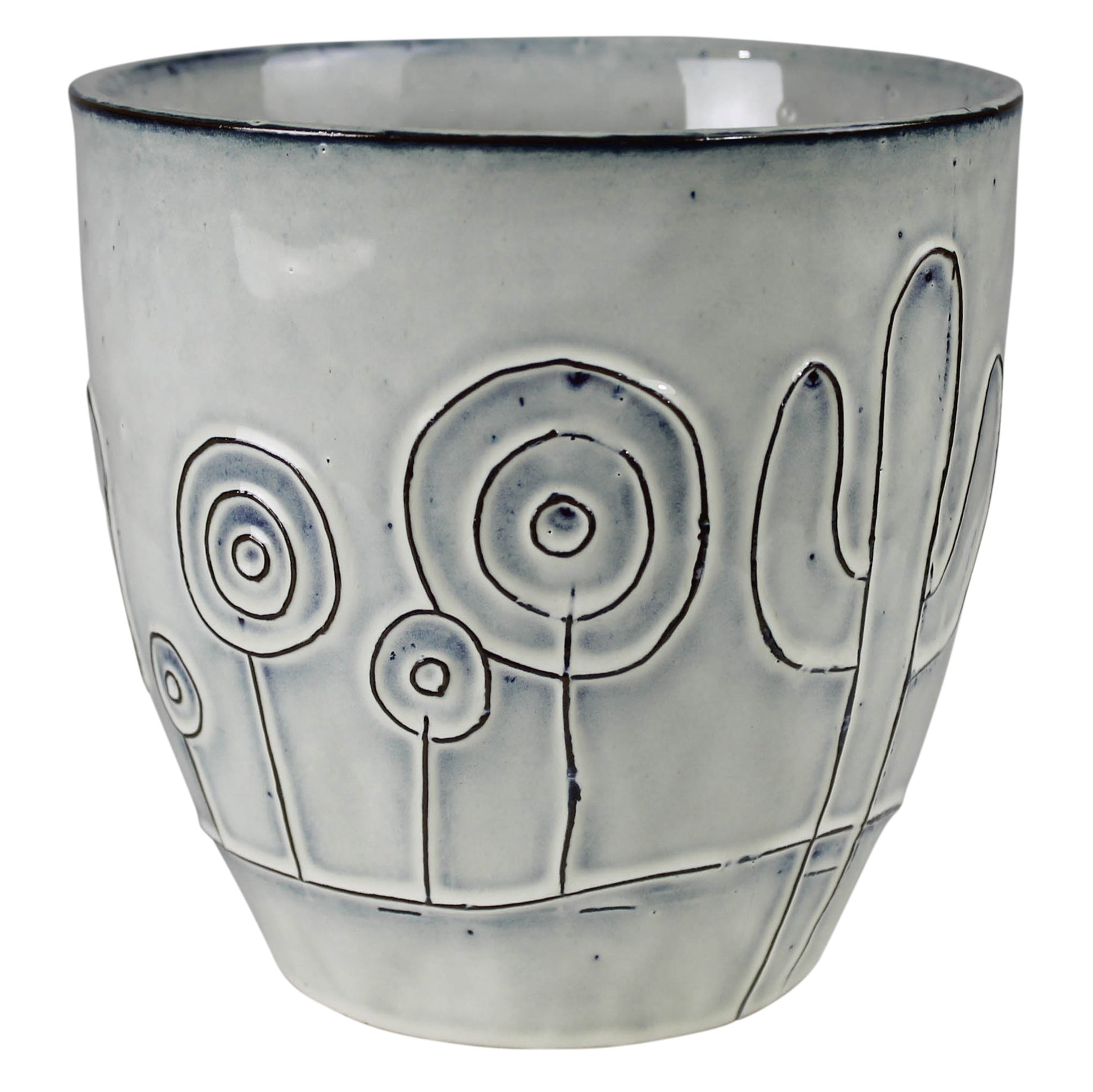 Topac Cachepot, Ceramic - Large Set Of 4 By HomArt | Planters, Troughs & Cachepots | Modishstore - 2