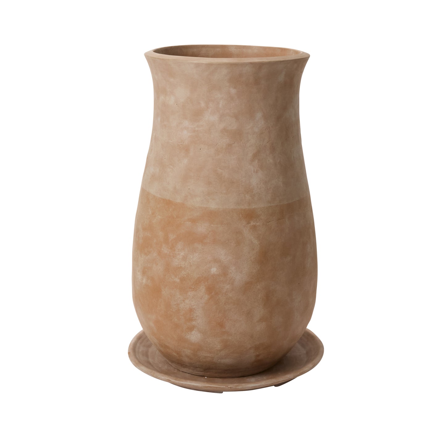 Corrales Planter with Saucer By Accent Decor | Planters, Troughs & Cachepots | Modishstore - 5