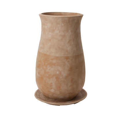 Corrales Planter with Saucer By Accent Decor | Planters, Troughs & Cachepots | Modishstore - 5