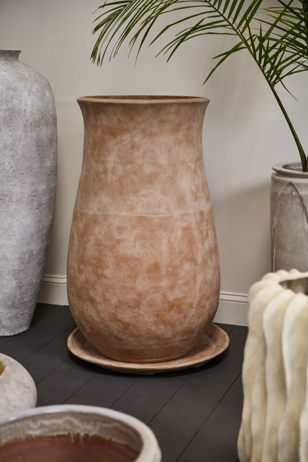 Corrales Planter with Saucer By Accent Decor | Planters, Troughs & Cachepots | Modishstore - 7
