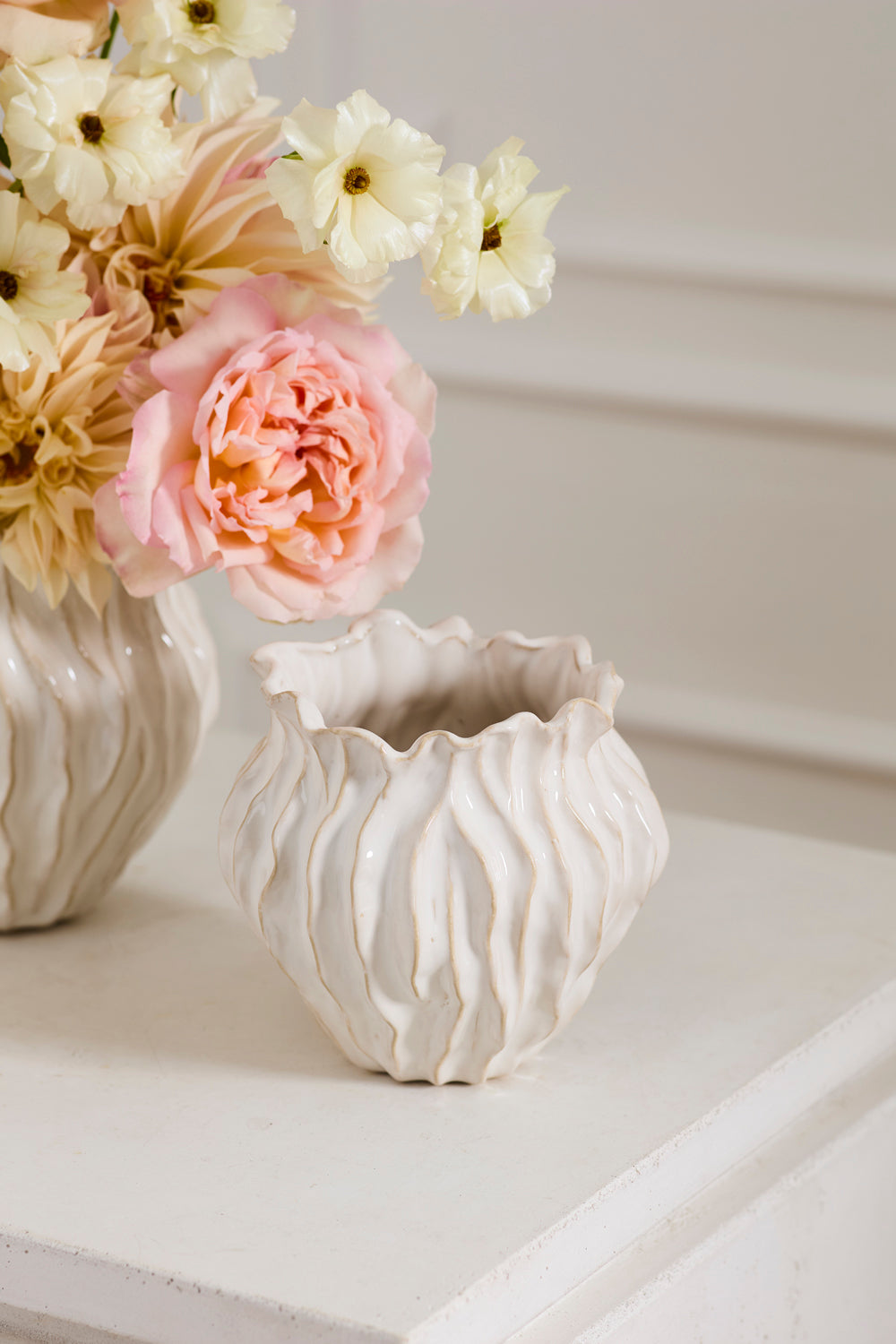 Brynn Vase Set of 4 By Accent Decor | Vases | Modishstore - 4
