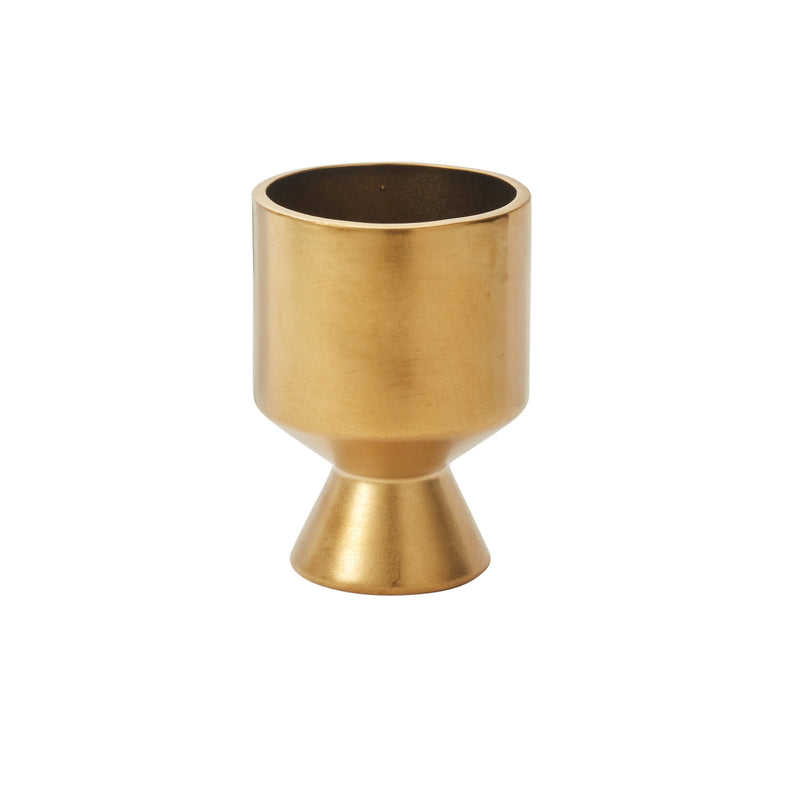 Gold De Vil Pot Set of 4 By Accent Decor | Stands | Modishstore - 2