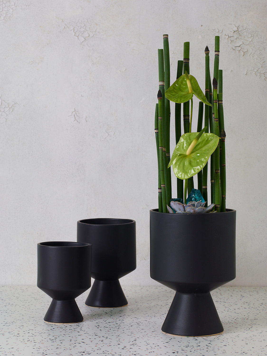 De Vil Pot Set of 4 By Accent Decor | Planters, Troughs & Cachepots | Modishstore - 21