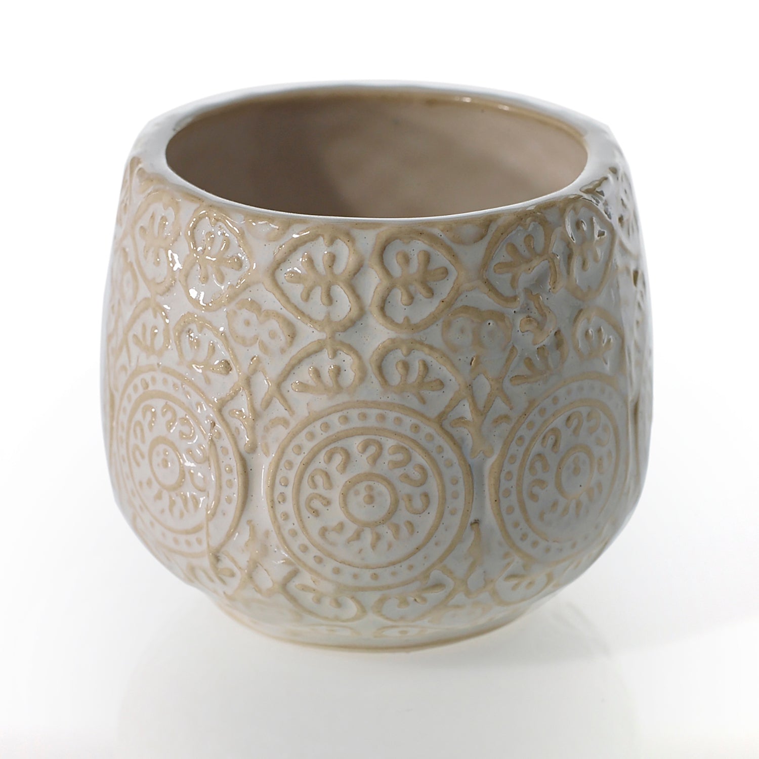 Francis Pot Set of 8 By Accent Decor | Planters, Troughs & Cachepots | Modishstore - 2