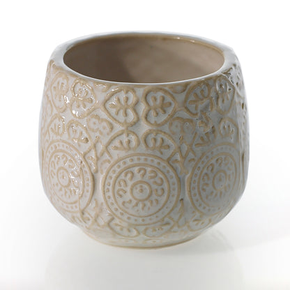 Francis Pot Set of 8 By Accent Decor | Planters, Troughs & Cachepots | Modishstore - 2