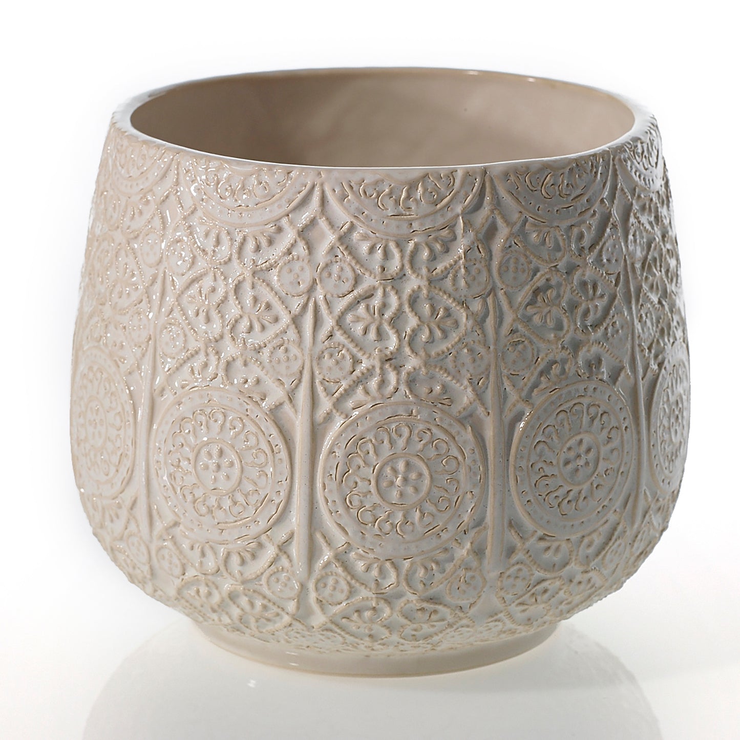 Francis Pot Set of 8 By Accent Decor | Planters, Troughs & Cachepots | Modishstore - 9