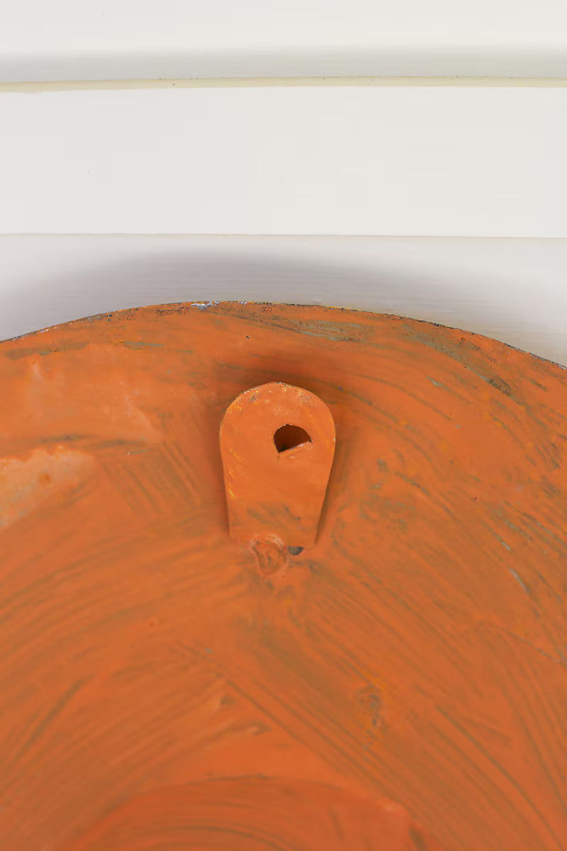 Hand-Hammered Recycled Metal Sun Face (Min 2) By Kalalou