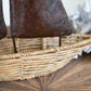 Seagrass Boat With Hand Hammered Metal Sails (Min 2) By Kalalou